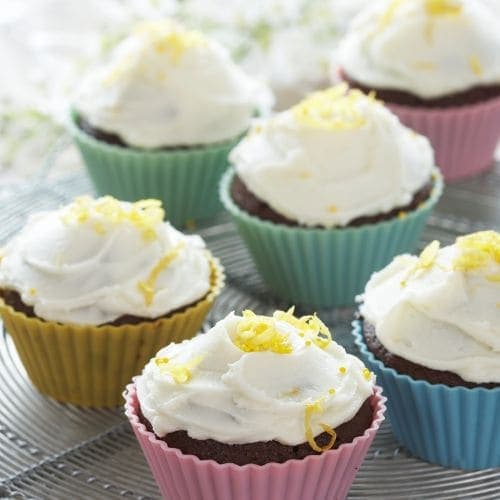 Cupcakes med sitrontopping