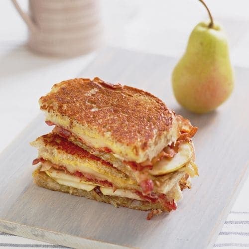 Sandwich med karamellisert løk