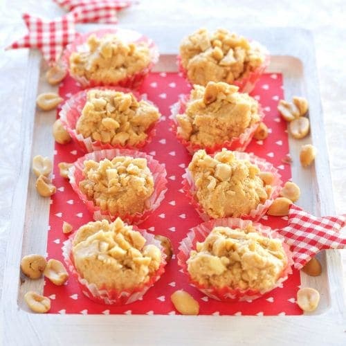 Myk peanøtt- og ostekonfekt