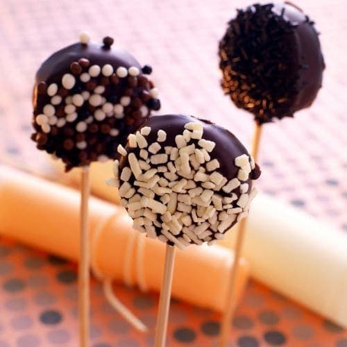 Sjokoladefudge på pinne