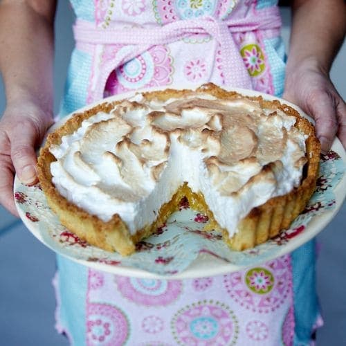 Sitronpai (lemon pie)