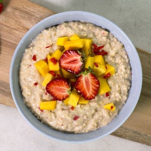 Spicy havregrøt med chili og ingefær