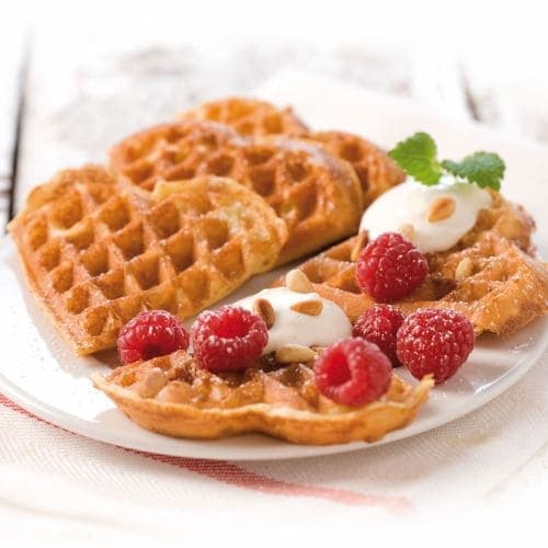 Vafler med vaniljekesam