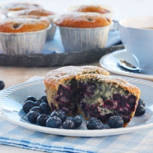 Blåbærmuffins