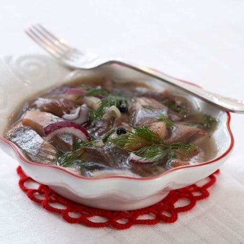 Sherrysild med rødløk