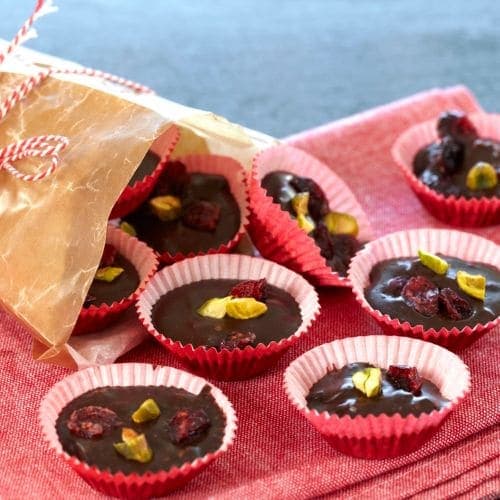 Tranebær- og pistasjegodt