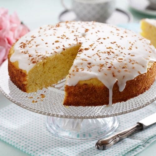 Kokos- og sitronkake