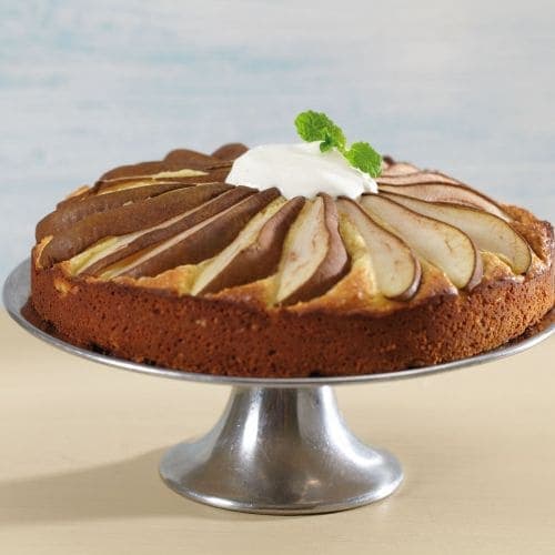 Kesamkake med pærer