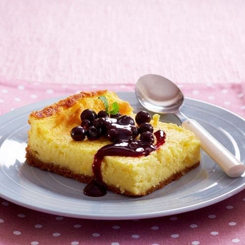 Ostekake med solbær