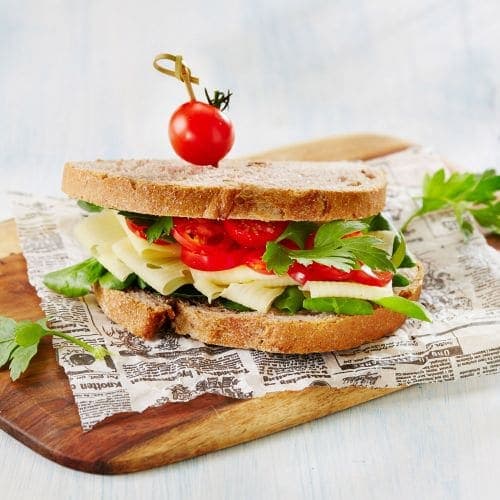 Ostesmørbrød, lag på lag