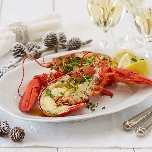 Hummer med sitronsmør