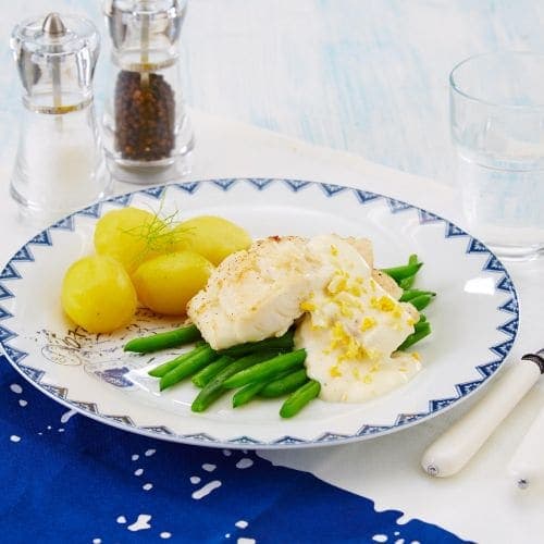Torsk med eggesaus