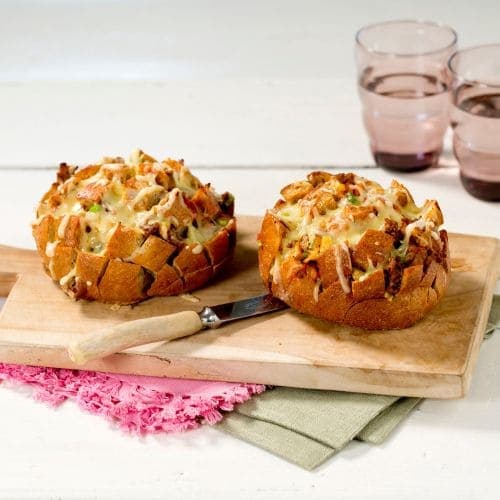 Ost- og tacofylte rundstykker