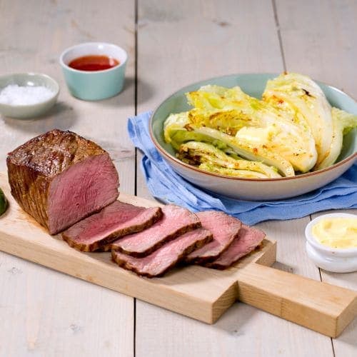 Ytrefilet og kinakål på grillen