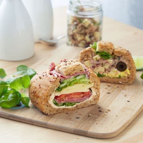 Pan Bagnat med Norvegia og okserull