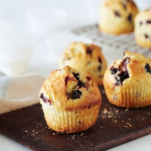 Blåbærmuffins med Kefir