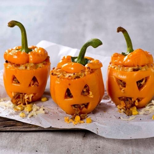 Fylte paprikagresskar med ost