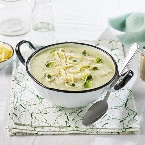 Blomkål- og brokkolisuppe
