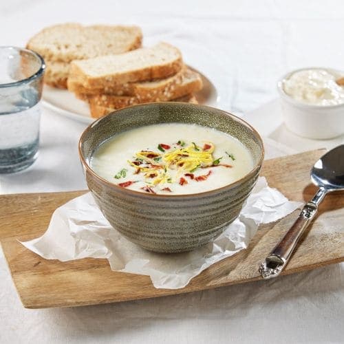 Blomkålsuppe med bacon