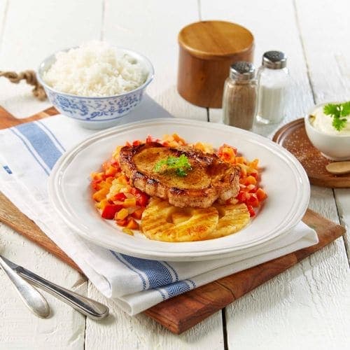 Koteletter med honning og sennep