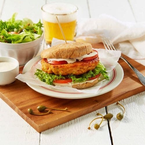 Lakseburger