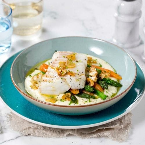 Urtestekt torsk med potetkrem