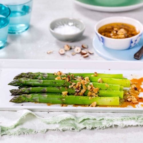 Grønn asparges med soyasmør