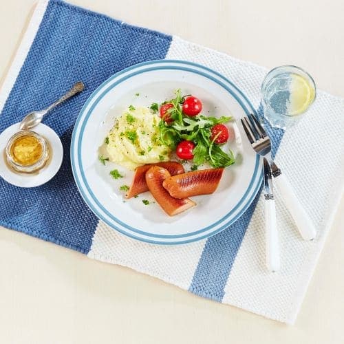 Potetpuré og middagspølser