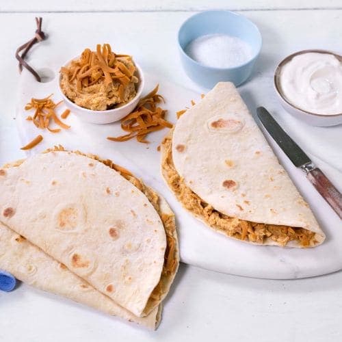 Lefse med brunostkrem