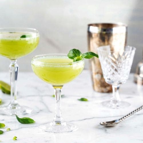Basilikum mocktail