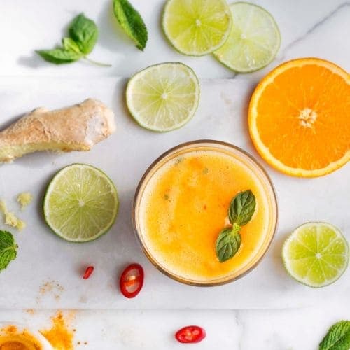 Smoothie med chili og ingefær