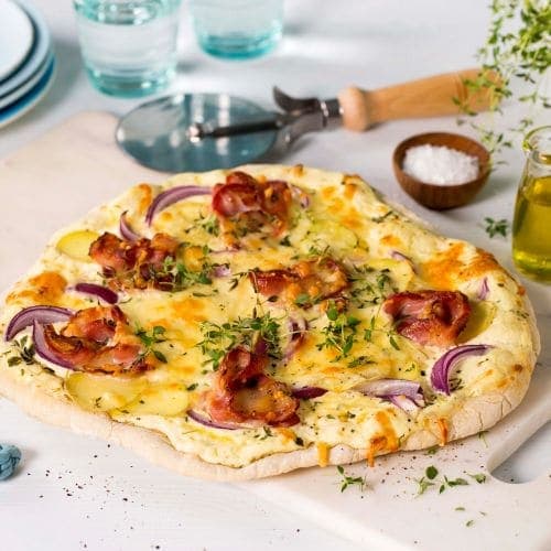 Italiensk hvit pizza