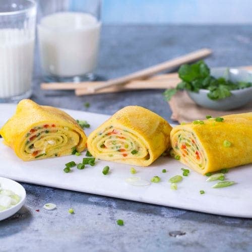Koreansk omelettrull