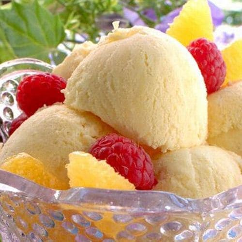 Appelsin- og yoghurtis