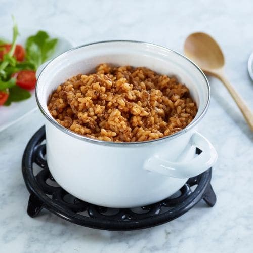 Risotto med kjøttdeig og tomat