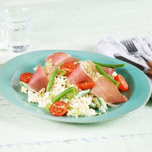 Kremet pasta med spekeskinke