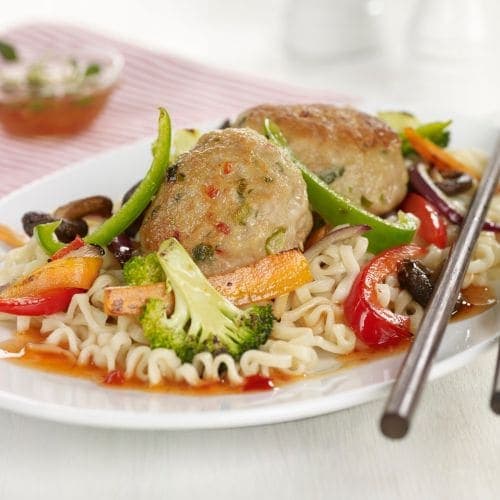 Asiatiske svinekjøttkaker