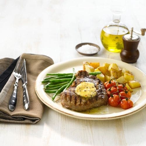 Biff med peppersmør