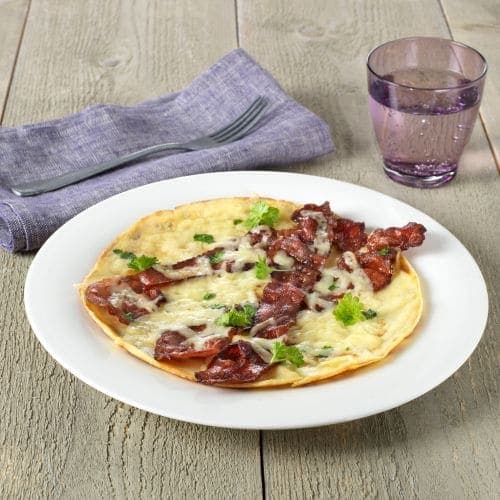 Pannekaker med bacon