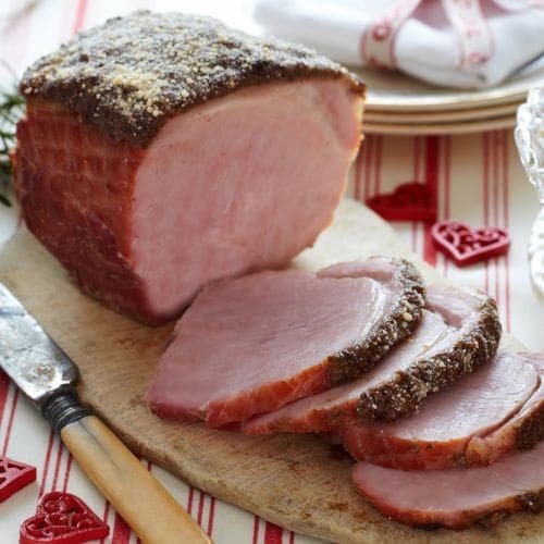 Glasert juleskinke