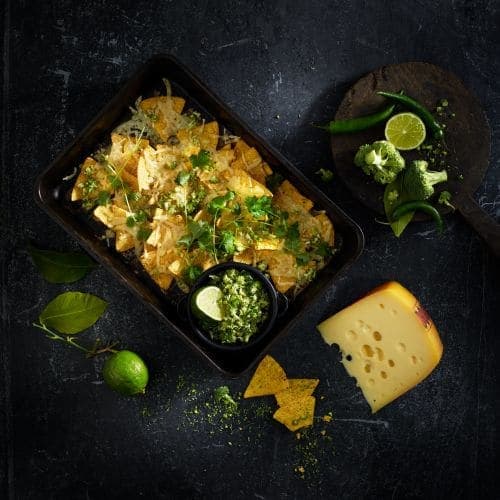 Ostegratinerte nachos