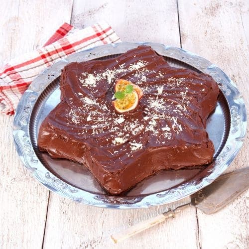 Sjokoladekake med gløgglasur