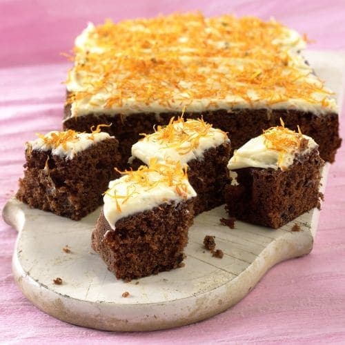 Sjokoladegulrotkake