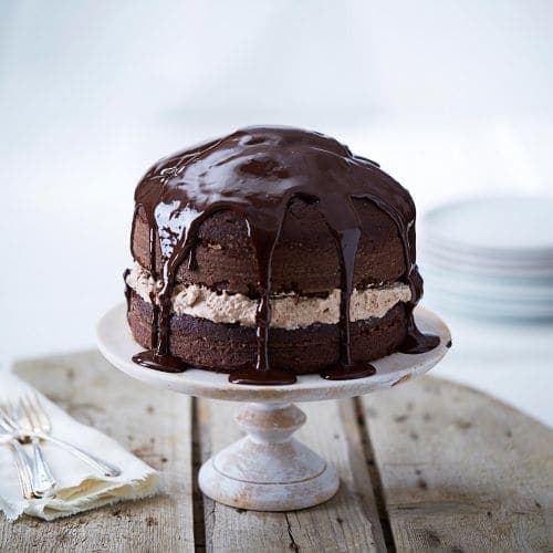 Sjokoladekake med sjokoladekrem