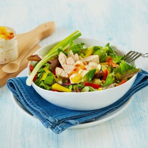 Kyllingsalat med mangosalsa