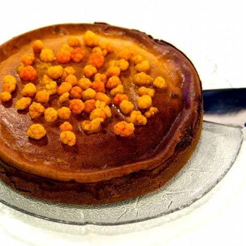 Ostekake med multebær - American Style