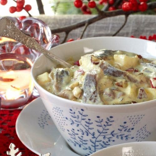 Karrisild med nøtter