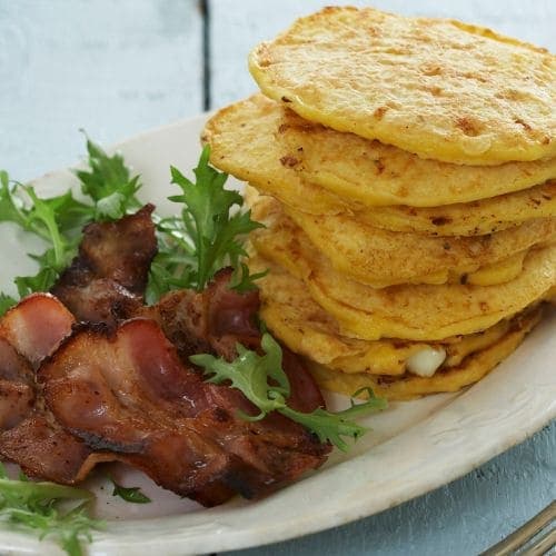 Cottage cheese- og maispletter