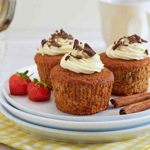 Bananmuffins med sjokoladebiter