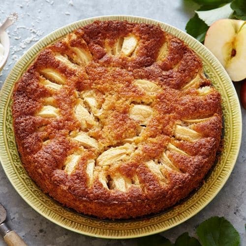 Eplekake med kokos